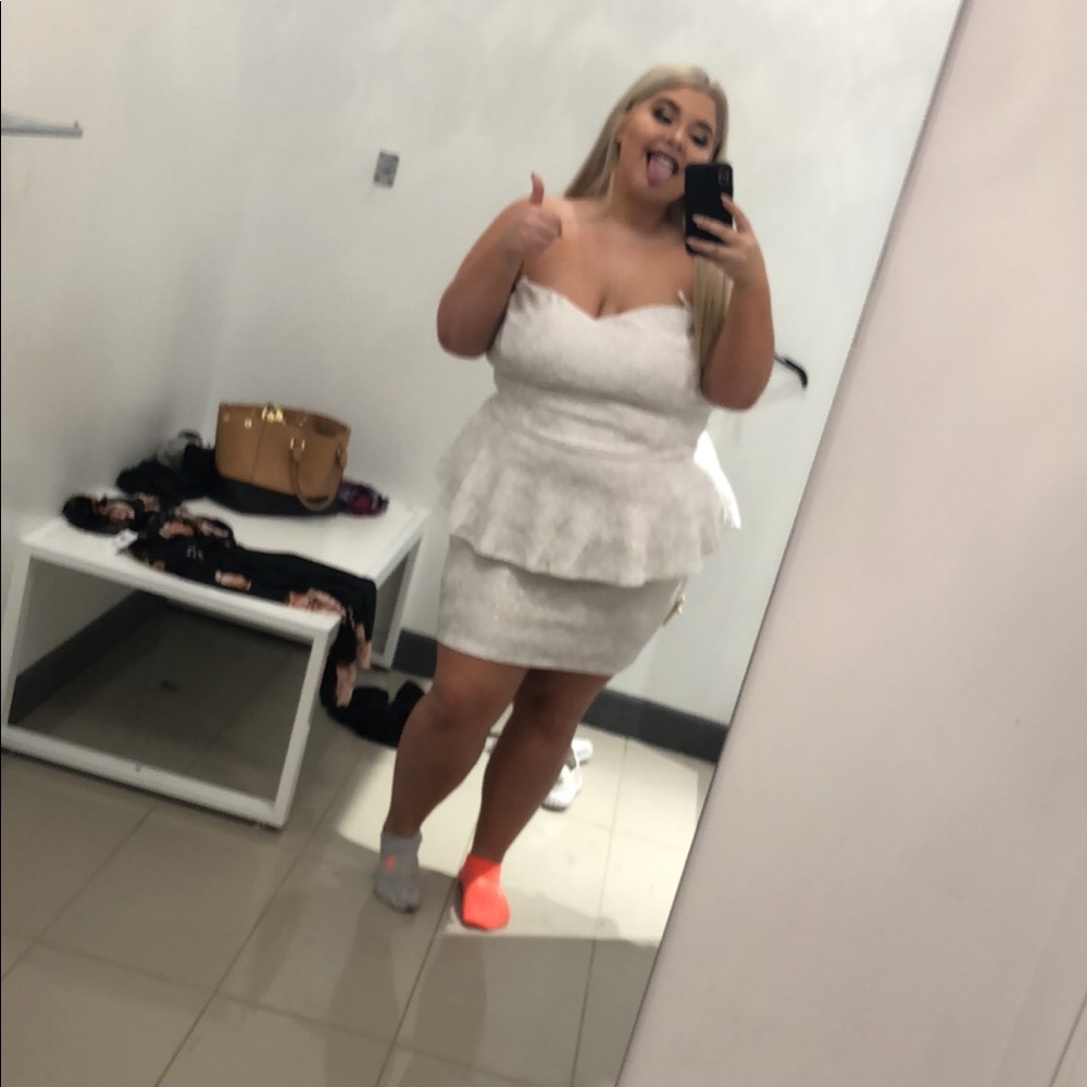 Strapless party dress
